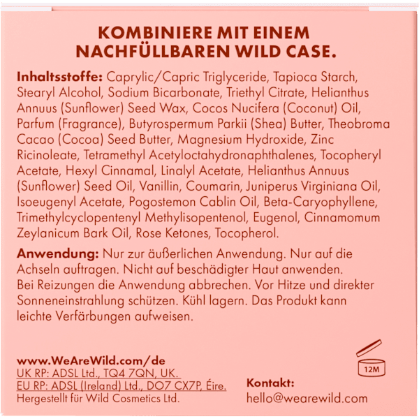 Deostick Amber & Oud Nachfüllpack Wild