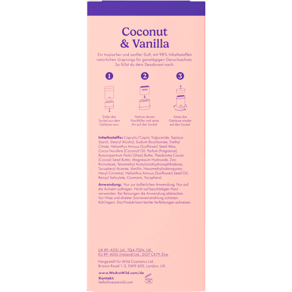 Deostick Coconut & Vanilla + Nachfüllpack Wild