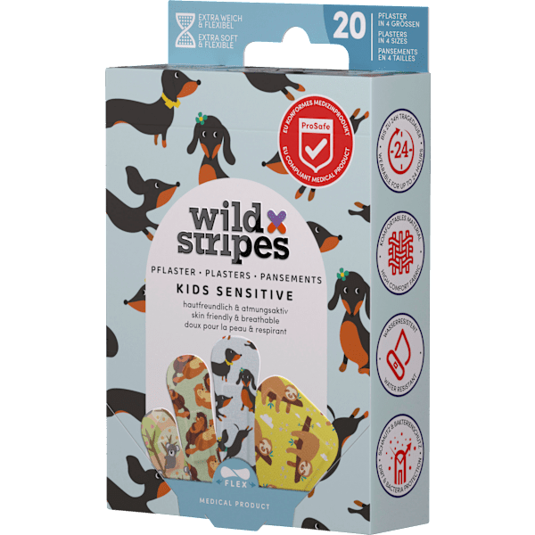 Geschenkset Pflaster Kinder Wild Stripes Cute Animals Wild Stripes