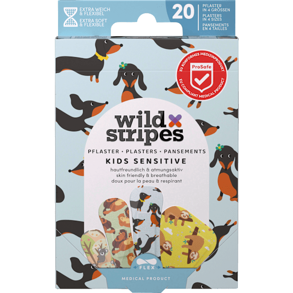 Geschenkset Pflaster Kinder Wild Stripes Cute Animals Wild Stripes