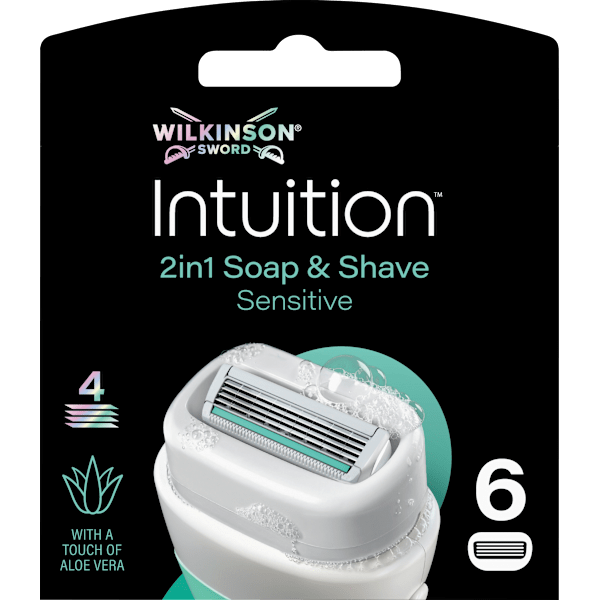 Rasierklingen, Intuition 2in1 Soap & Shave Sensitive WILKINSON SWORD