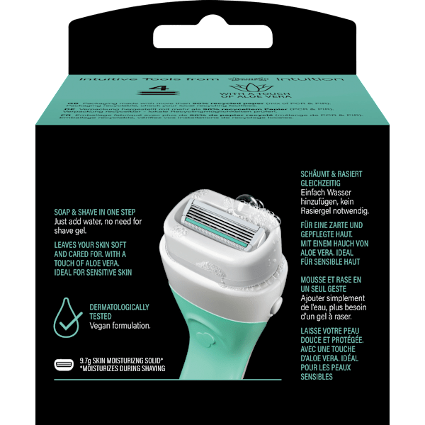 Rasierklingen, Intuition 2in1 Soap & Shave Sensitive WILKINSON SWORD