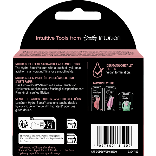 Rasierklingen, Intuition Complete Care WILKINSON SWORD