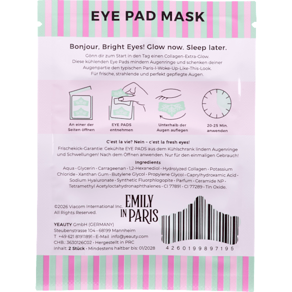 Augenpads Emily in Paris Collagen Crown (1 Paar) Yeauty