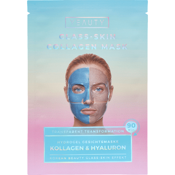 Gesichtsmaske Glass-Skin Hydrogel Kollagen & Hyaluron Yeauty