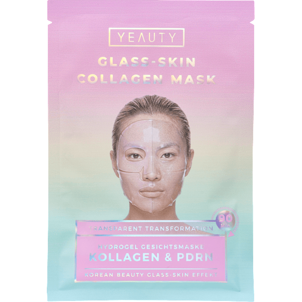 Gesichtsmaske Glass-Skin Hydrogel Kollagen & PDRN Yeauty